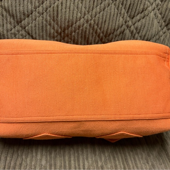 Miu Miu Orange Wool Fabric Boston Bag - Picture 3 of 6
